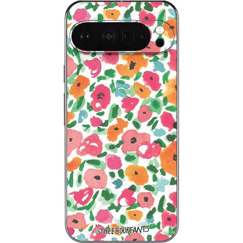Bouffants and Broken Hearts Watercolor Floral Pixel 9 Pro XL Skin